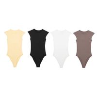 Women's Bodysuits Casual Classic Style Streetwear Solid Color main image 1
