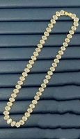 Glam Oval Zircon Metal Wholesale Bracelets Necklace sku image 4