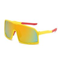Streetwear Geometric Ac Square Full Frame Sports Sunglasses sku image 9