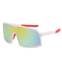 Streetwear Geometric Ac Square Full Frame Sports Sunglasses sku image 8