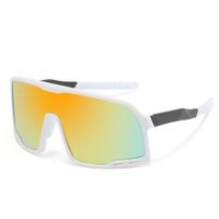 Streetwear Geometric Ac Square Full Frame Sports Sunglasses sku image 7