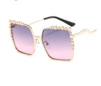 Classic Style Color Block Pc Square Diamond Full Frame Women's Sunglasses sku image 7
