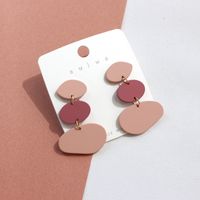 1 Pair Fashion Geometric Soft Clay Drop Earrings sku image 4