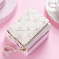 Women's Heart Shape Solid Color Pu Leather Zipper Buckle Wallets main image 2