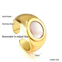 Elegant Oval Rostfreier Stahl Überzug Inlay Hülse Vergoldet Armbänder Ohrringe Halskette sku image 4