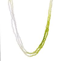 Casual Vacation Colorful Stainless Steel Zircon Beaded 18k Gold Plated Women's Necklace main image 5
