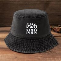 Unisex Casual Mama Letter Printing Wide Eaves Bucket Hat sku image 1