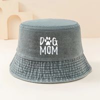Unisex Casual Mama Letter Printing Wide Eaves Bucket Hat main image 1