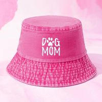 Unisex Casual Mama Letter Printing Wide Eaves Bucket Hat main image 3