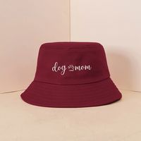 Unisex Mama Simple Style Letter Printing Wide Eaves Bucket Hat main image 5
