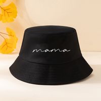 Unisex Casual Mama Letter Printing Wide Eaves Bucket Hat sku image 1