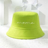 Unisex Casual Mama Letter Printing Wide Eaves Bucket Hat sku image 3