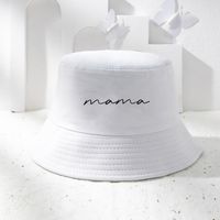 Unisex Casual Mama Letter Printing Wide Eaves Bucket Hat sku image 5