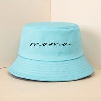 Unisex Casual Mama Letter Printing Wide Eaves Bucket Hat sku image 6