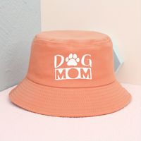 Unisex Casual Mama Letter Wide Eaves Bucket Hat main image 1