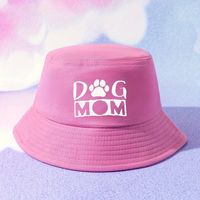 Unisex Casual Mama Letter Wide Eaves Bucket Hat main image 2