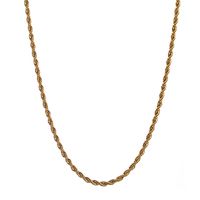 Casual Simple Style Solid Color Stainless Steel 18k Gold Plated Necklace main image 5