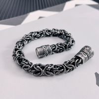 Hip-Hop Vintage Style Solid Color 304 Stainless Steel Magnetic Men'S Bracelets main image 1