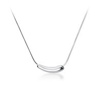 304 Stainless Steel 18K Gold Plated IG Style Simple Style Plating Solid Color Necklace main image 2