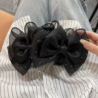 Simple Style Bow Knot Cloth Patchwork Hair Claws sku image 11