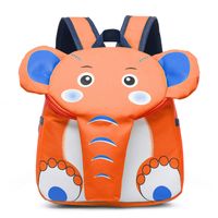Kid'S Medium Oxford Cloth Animal Cute Square Zipper Fashion Backpack sku image 4