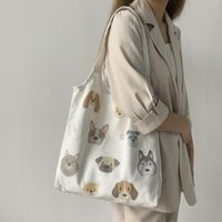 Women's Large All Seasons Canvas Cute Shopping Bags main image 5