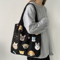 Women's Large All Seasons Canvas Cute Shopping Bags main image 4