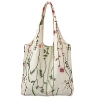 Femmes Style Vintage Fleur Toile Sac De Courses main image 2