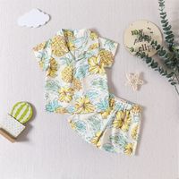 Casual Printing Printing Cotton Boys Clothing Sets main image 5