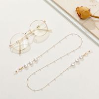 Sweet Korean Style Heart Shape Imitation Pearl Alloy Women's Glasses Chain main image 3