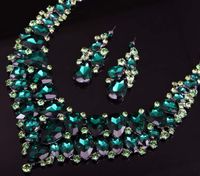 Retro Flower Artificial Gemstones Alloy Wholesale Necklace main image 4