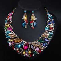 Lady Geometric Artificial Gemstones Alloy Wholesale Necklace sku image 6