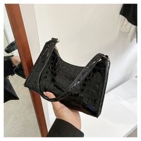 Women's Medium Summer Pu Leather Classic Style Underarm Bag sku image 5