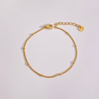 Casual Geometric 304 Stainless Steel 16K Gold Plated White Gold Plated Gold Plated Bracelets In Bulk sku image 2