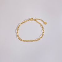 Casual Geometric 304 Stainless Steel 16K Gold Plated White Gold Plated Gold Plated Bracelets In Bulk sku image 3