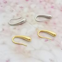 1 Pair Classic Style Commute U Shape Solid Color Stainless Steel Earrings main image 6