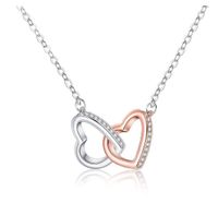 Mama Heart Shape Alloy Copper Zircon Pendant Necklace In Bulk main image 1