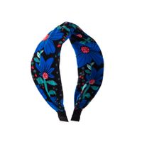 Casual Simple Style Flower Cloth Printing Hair Band main image 4