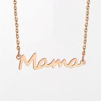 Wholesale Jewelry Casual Simple Style Letter Alloy Necklace sku image 2