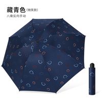 Regenschirm Großhandel Geschenk Koreanisch Mädchen Mori Uv Vinyl Werbung Regenschirm Set Logo Drei Faltbare Sonnenschutz Regenschirm sku image 10