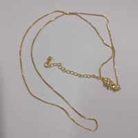 Classic Style Geometric Copper 18k Gold Plated Necklace In Bulk sku image 4