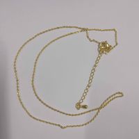 Classic Style Geometric Copper 18k Gold Plated Necklace In Bulk sku image 1