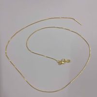 Classic Style Geometric Copper 18k Gold Plated Necklace In Bulk sku image 5