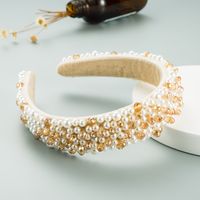 Baroque New Fashion Pearl Headband sku image 2