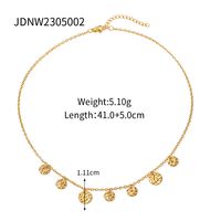 Ig Style Tassel Stainless Steel Plating 18k Gold Plated Necklace sku image 1