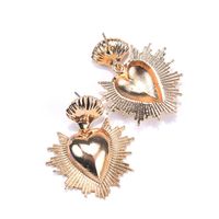 Elegant Lady Heart Shape Alloy Plating Women's Drop Earrings main image 5
