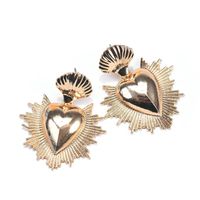 Elegant Lady Heart Shape Alloy Plating Women's Drop Earrings main image 4