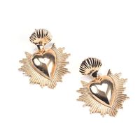 Elegant Lady Heart Shape Alloy Plating Women's Drop Earrings main image 2