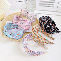 Sweet Simple Style Ditsy Floral Cloth Printing Hair Band main image 2