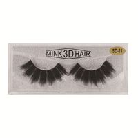 Sweet Solid Color Imitation Mink False Eyelashes 1 Pair sku image 2